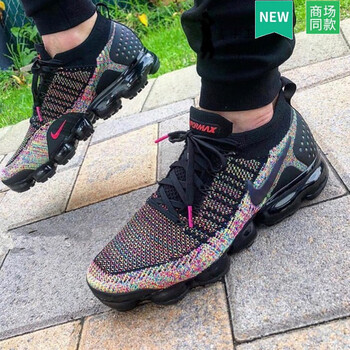 耐克（NIKE）跑步鞋942842-017/彩虹編織大氣墊 