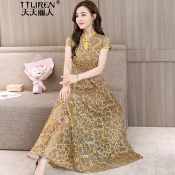 天天麗人（TTLIREN） 碎花 印花 連衣裙