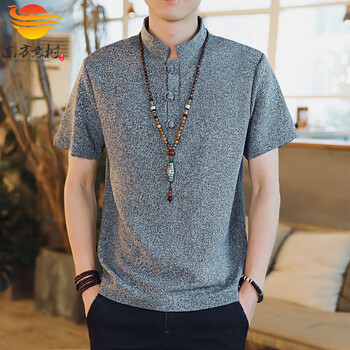 東方意樹(shù)（DONGFANG YISHU） 短袖 男士T恤 021灰色 