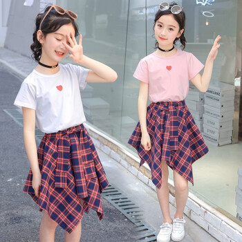 小女孩套裝裙
