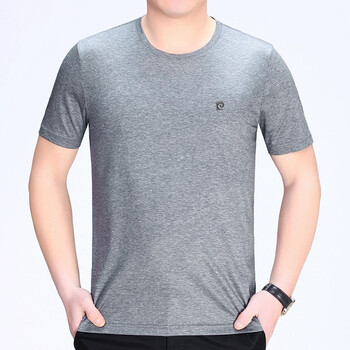 皮爾卡丹（pierrecardin） 短袖 男士T恤 麻灰5163 