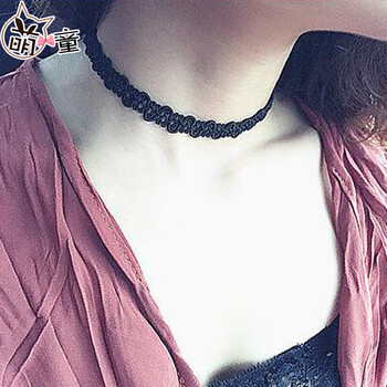 短款鎖骨毛衣鏈