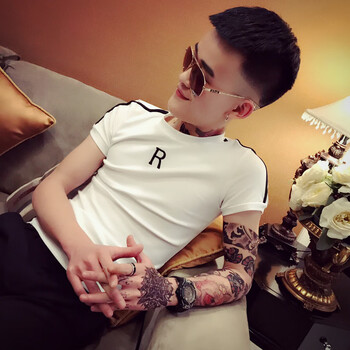 C2潮朝（C2 CHAO CHAO） 短袖 男士T恤 DsA216-D01 白 色 