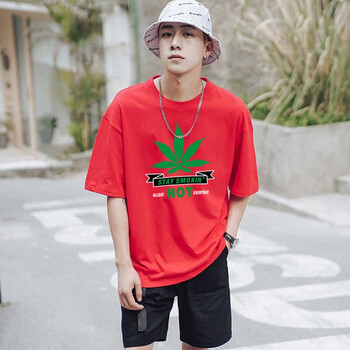 萌朵麗啦 短袖 男士T恤 WD0032紅色 