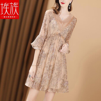 元素,大碼,新款,女裝,樣式,碎花,流行,雪紡,趨勢,長袖