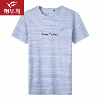 相思鳥（xiangsiniao） 短袖 男士T恤 A2天藍色 