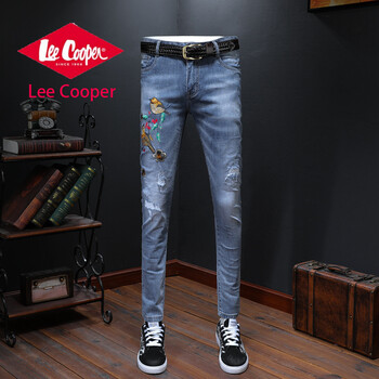 Lee Cooper 直筒褲 日韓風(fēng)格 男士牛仔褲
