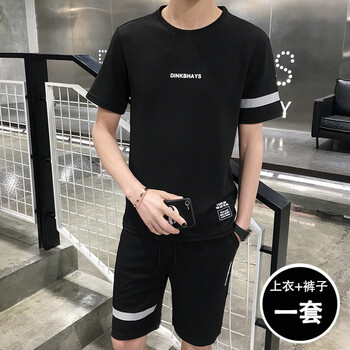 丹菲杰尼（danfeijieni） 短袖 男士T恤 黑色 312# 