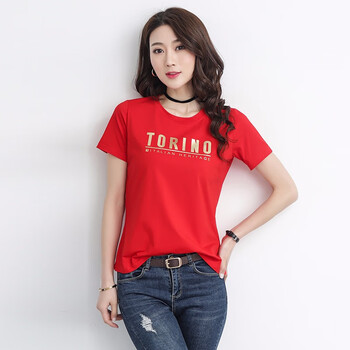 抹茶清歌 印花 短袖 T恤 女 圓領(lǐng)