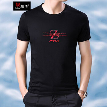 靚晟琦（LIANGSHENGQI） 短袖 男士T恤 LSQ-LXL-9920黑色 