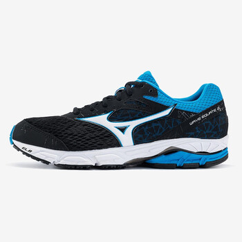 美津濃（MIZUNO）跑步鞋黑/白/碧藍(lán) 42