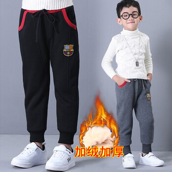 男童加厚外穿棉褲
