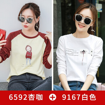 時(shí)尚解放（SHISHANGJF） 印花 短袖 T恤 女 圓領(lǐng)