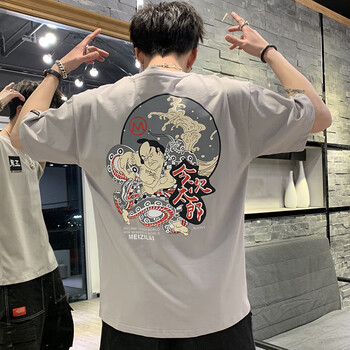 富鋌（FORTEI） 短袖 男士T恤 9117灰色 