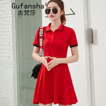 古梵莎（Gufansha）  紐扣 連衣裙
