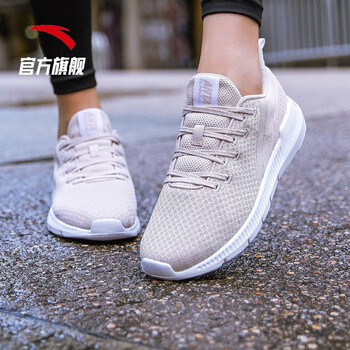 安踏（ANTA）跑步鞋藕灰/安踏白-3 