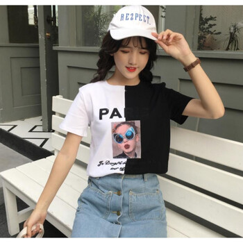 圓領短袖上衣，清爽又時髦