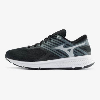 美津濃（MIZUNO）跑步鞋黑灰/深灰 