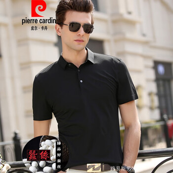 皮爾卡丹（pierrecardin） 短袖 男士T恤 1809黑色 