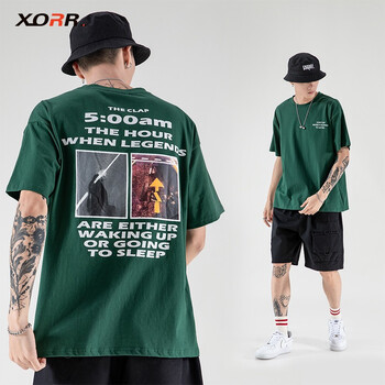 XORR 短袖 男士T恤 軍綠色 