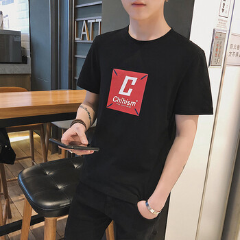梵·戴克 短袖 男士T恤 C30黑色 