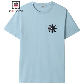 AEMAPE 短袖 男士T恤 灰蘭 