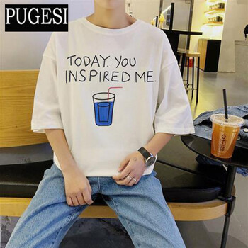 普戈斯（PUGESI） 長(zhǎng)袖 男士T恤 水杯白色 