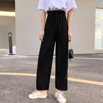 麥士惠 雙腰 微喇褲 女 九分褲 休閑褲