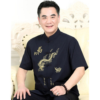 覺馳 短袖 男士T恤 黑色 