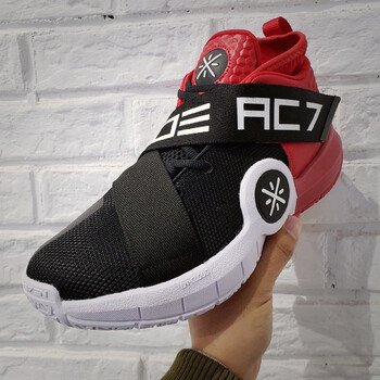 李寧（LI-NING）籃球鞋ABAN047-1黑/紅（全城7） 