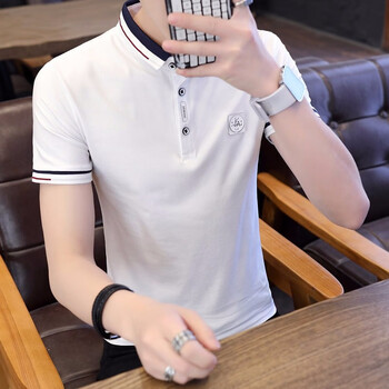 豬豬怡 無(wú)袖 男士T恤 白色 