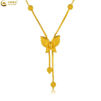 中國黃金（CHINA GOLD）黃金項(xiàng)鏈約10-15克，10.1-20克