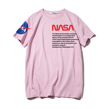 鄧尼斯 短袖 男士T恤 粉色(NASA) 