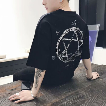 威覺（WEIJUE） 短袖 男士T恤 六個星黑色 
