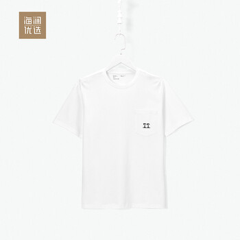海瀾優(yōu)選（HEILAN HOME） 短袖 男士T恤 本白13 