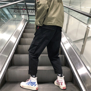 高腰闊腿褲，讓你秒變長臉歐巴