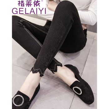 個(gè)性牛仔褲，微胖妹子的穿搭秘籍