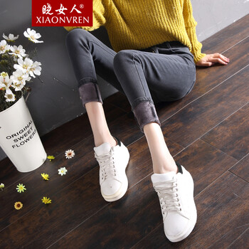 曉女人（Xiaonvren） 高腰 鉛筆褲/小腳褲 女 九分褲 牛仔褲