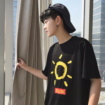 威少先紳 短袖 男士T恤 T19黑色 