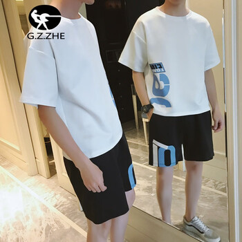 工作者（G.Z.ZHE） 短袖 男士T恤 D411白色 