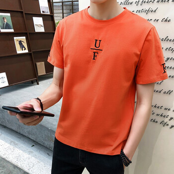 鑫源祥 短袖 男士T恤 1010磚紅色 