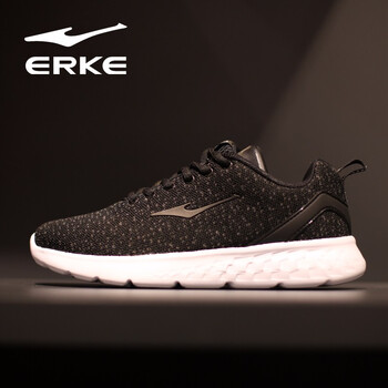 鴻星爾克（ERKE）跑步鞋正黑4145 