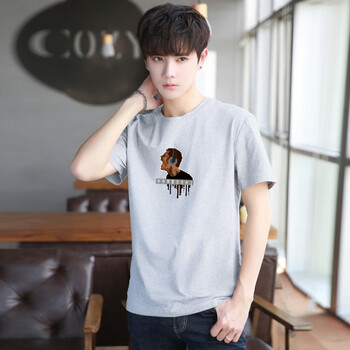 維杰斯（WINJEANS） 短袖 男士T恤 ZH02灰色 
