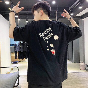 丹依奴 短袖 男士T恤 X1911061黑色 