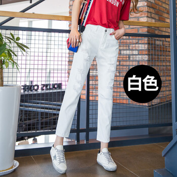 修身牛仔褲，微胖妹子也能美美噠