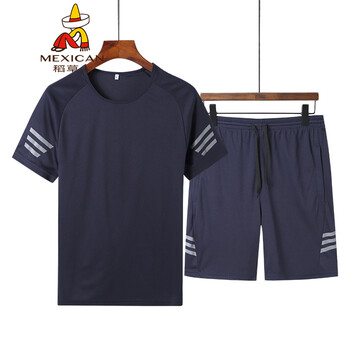 稻草人（MEXICAN） 短袖 男士T恤 藍色(9016) 