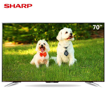 夏普（SHARP） 0 70英寸 4K超清電視，人工智能電視