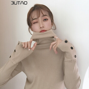 系帶長(zhǎng)袖針織衫，讓你的少女心