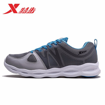 特步（XTEP）跑步鞋灰蘭 39，40，41，42，43