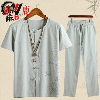 雅鹿 短袖 男士T恤 M021綠色 